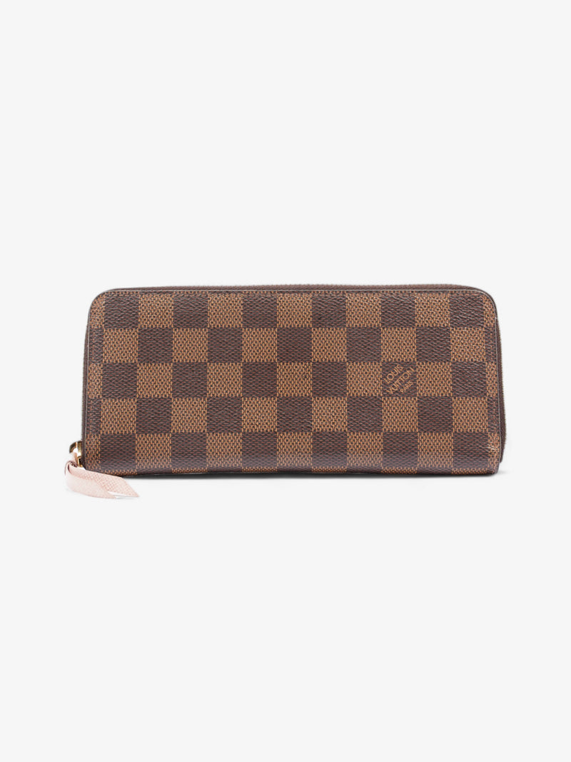  Clemence Damier Ebene / Rose Ballerine Coated Canvas