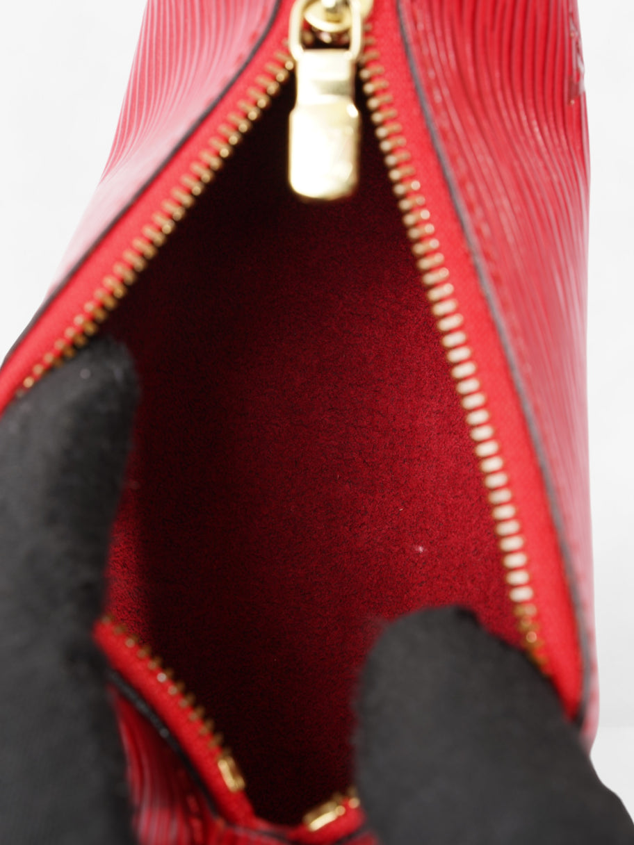 Mini Papillon Red Epi Leather Image 7