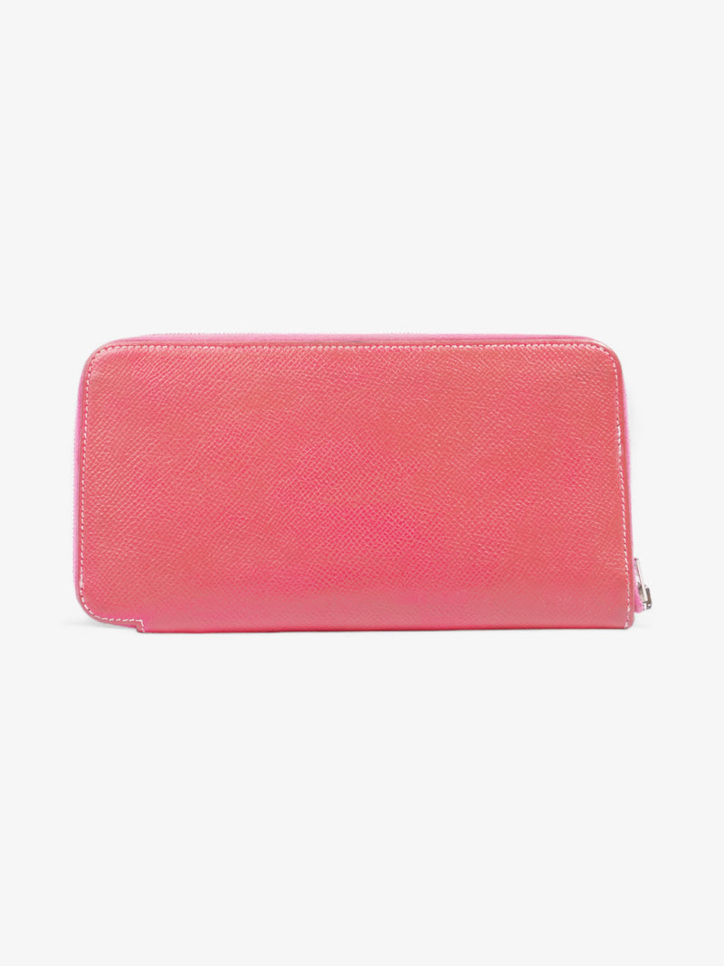  Hermes Azap Long Silk Wallet Pink Leather