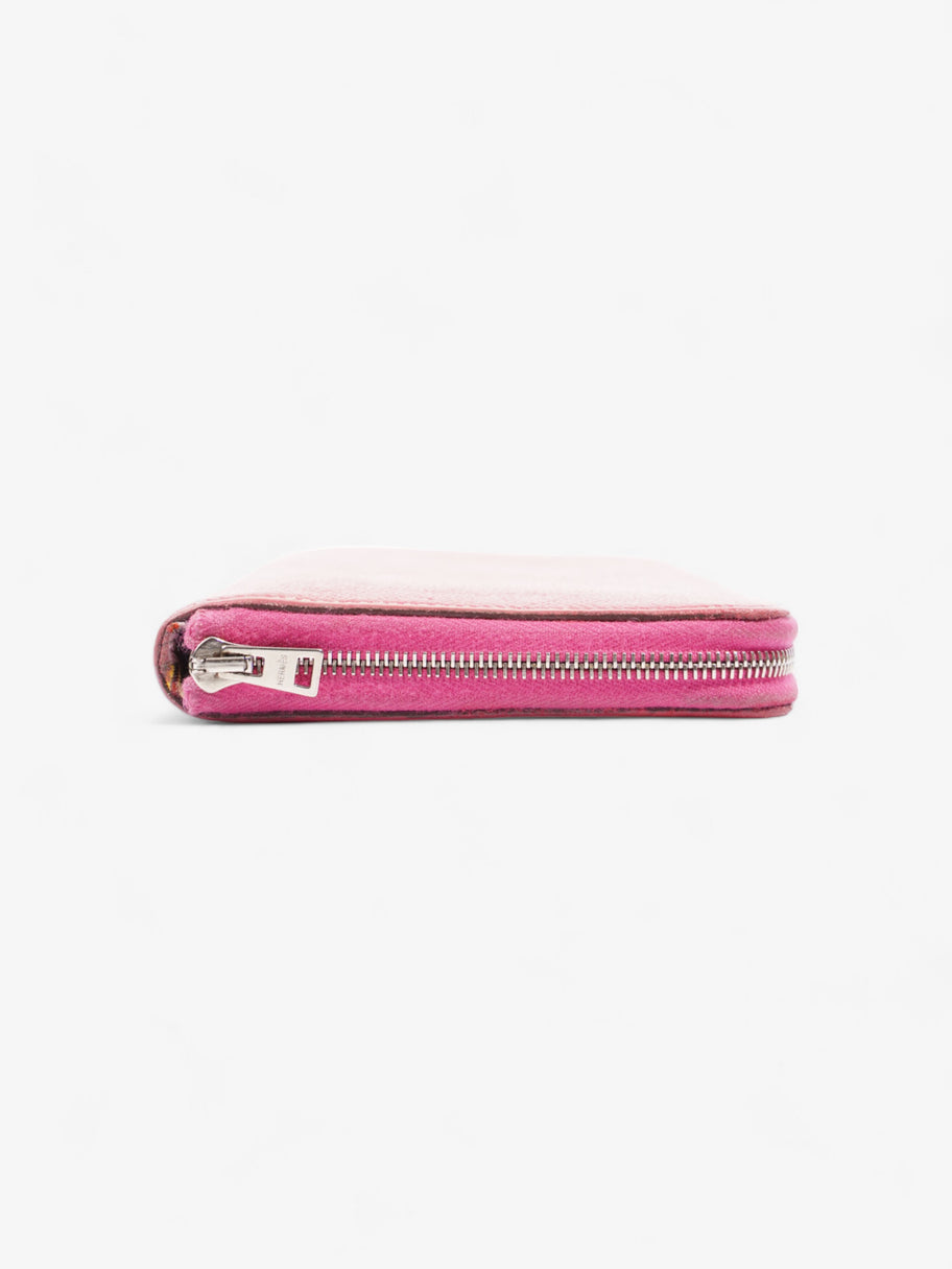 Hermes Azap Long Silk Wallet Pink Leather Image 4