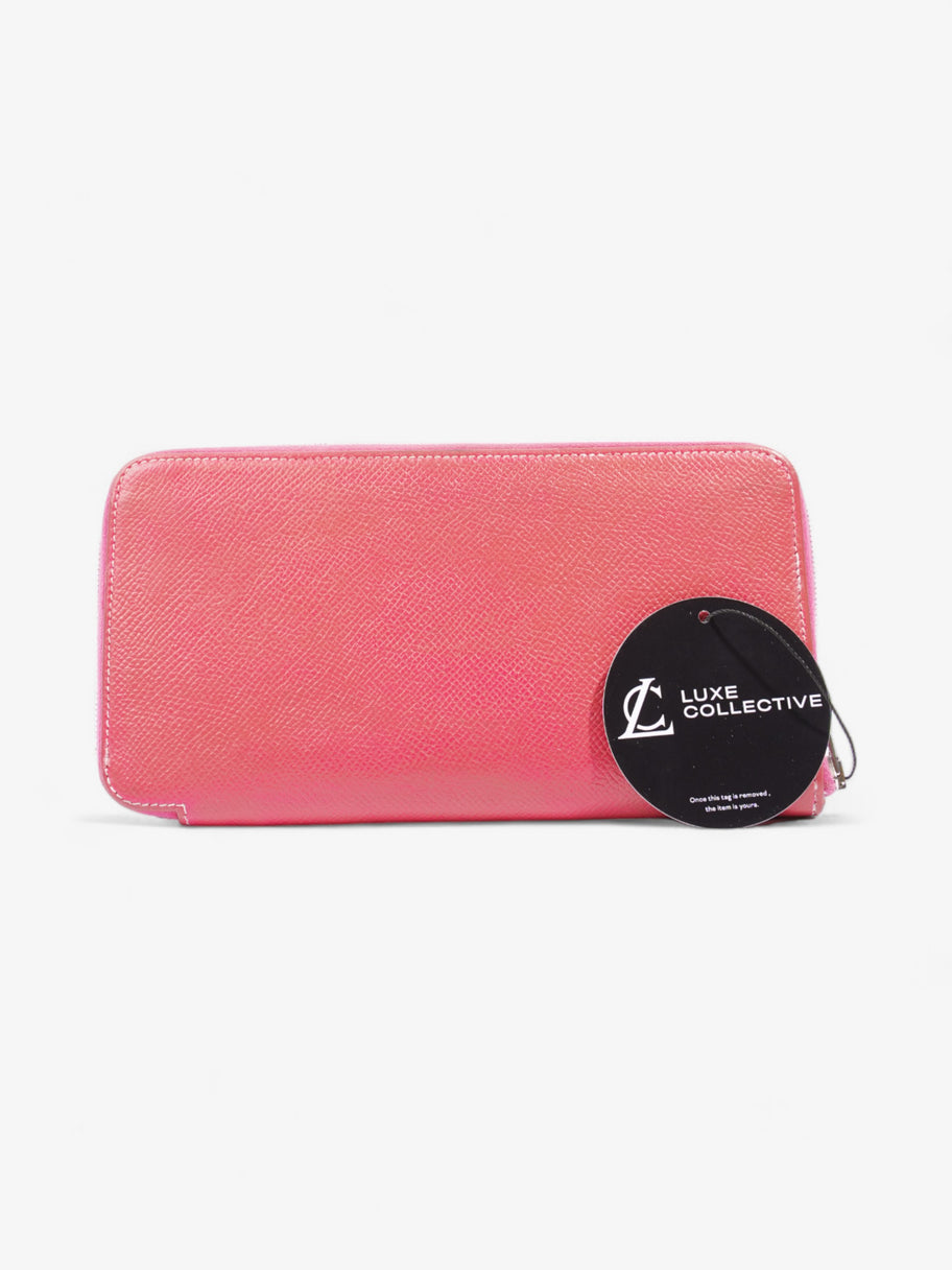 Hermes Azap Long Silk Wallet Pink Leather Image 7