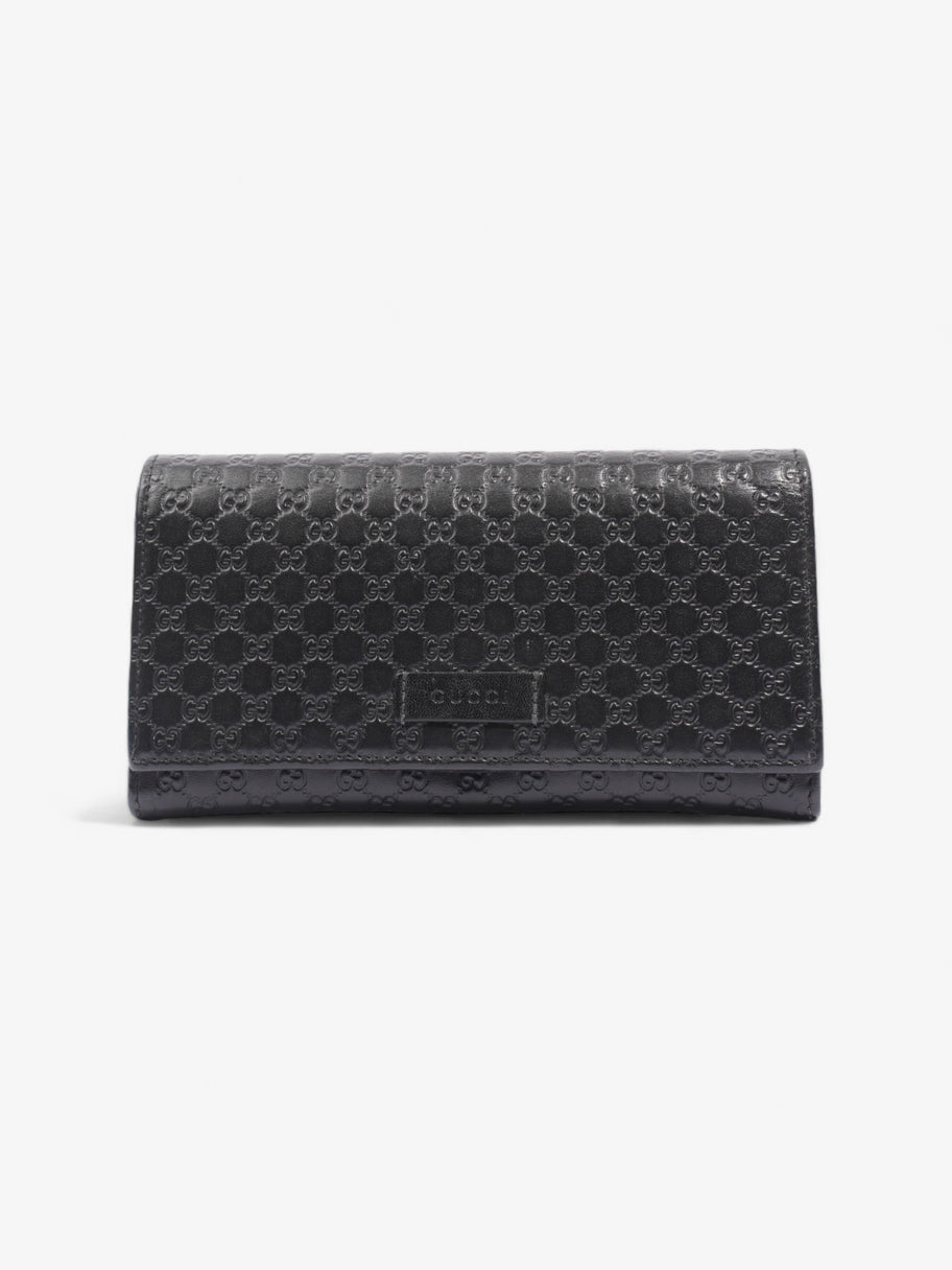 Bifold Microguccissima Wallet Black Leather Image 1