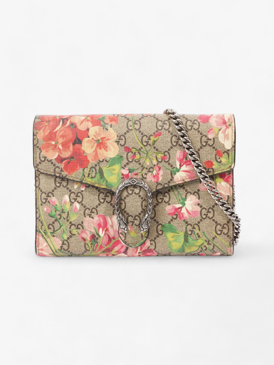 Dionysus Chain Wallet GG Supreme / Bloom Coated Canvas Image 1