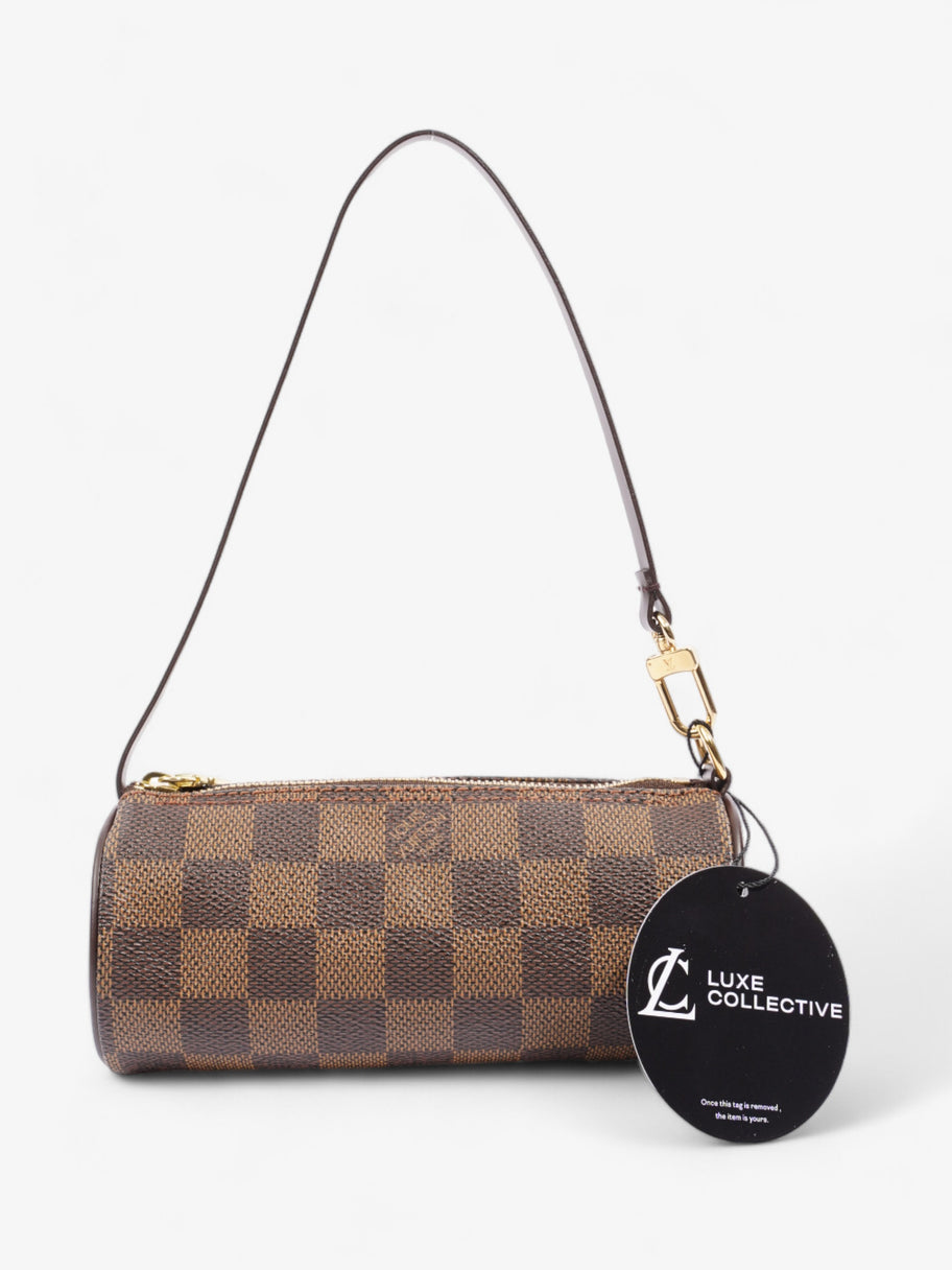 Papillon Damier Ebene Coated Canvas Mini Image 8