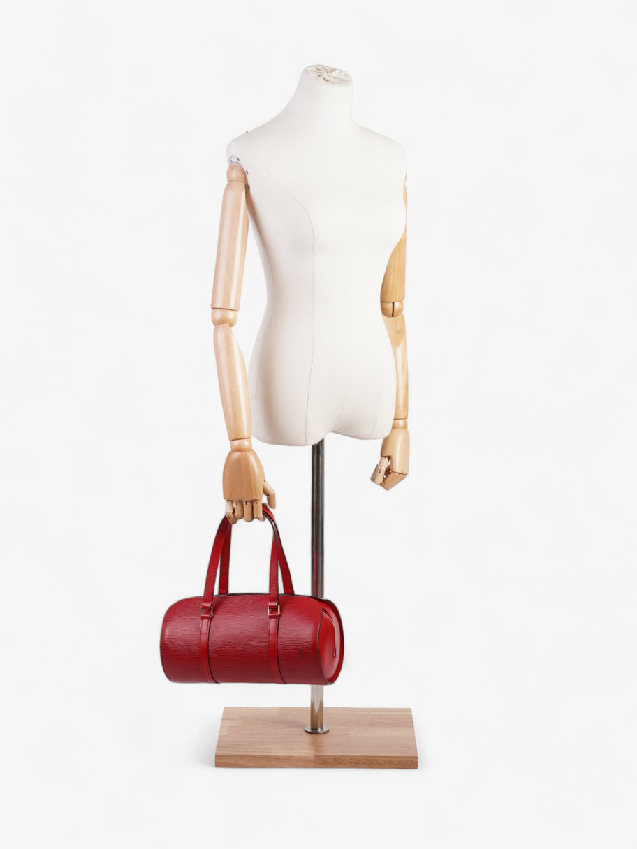 Louis Vuitton Soufflot Red Epi Leather Image 2