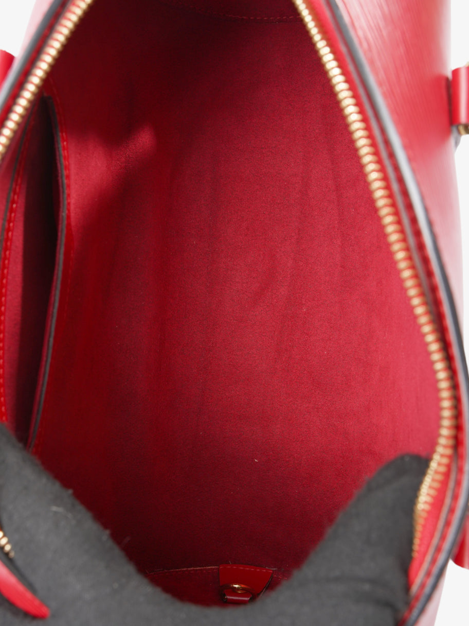 Louis Vuitton Soufflot Red Epi Leather Image 7