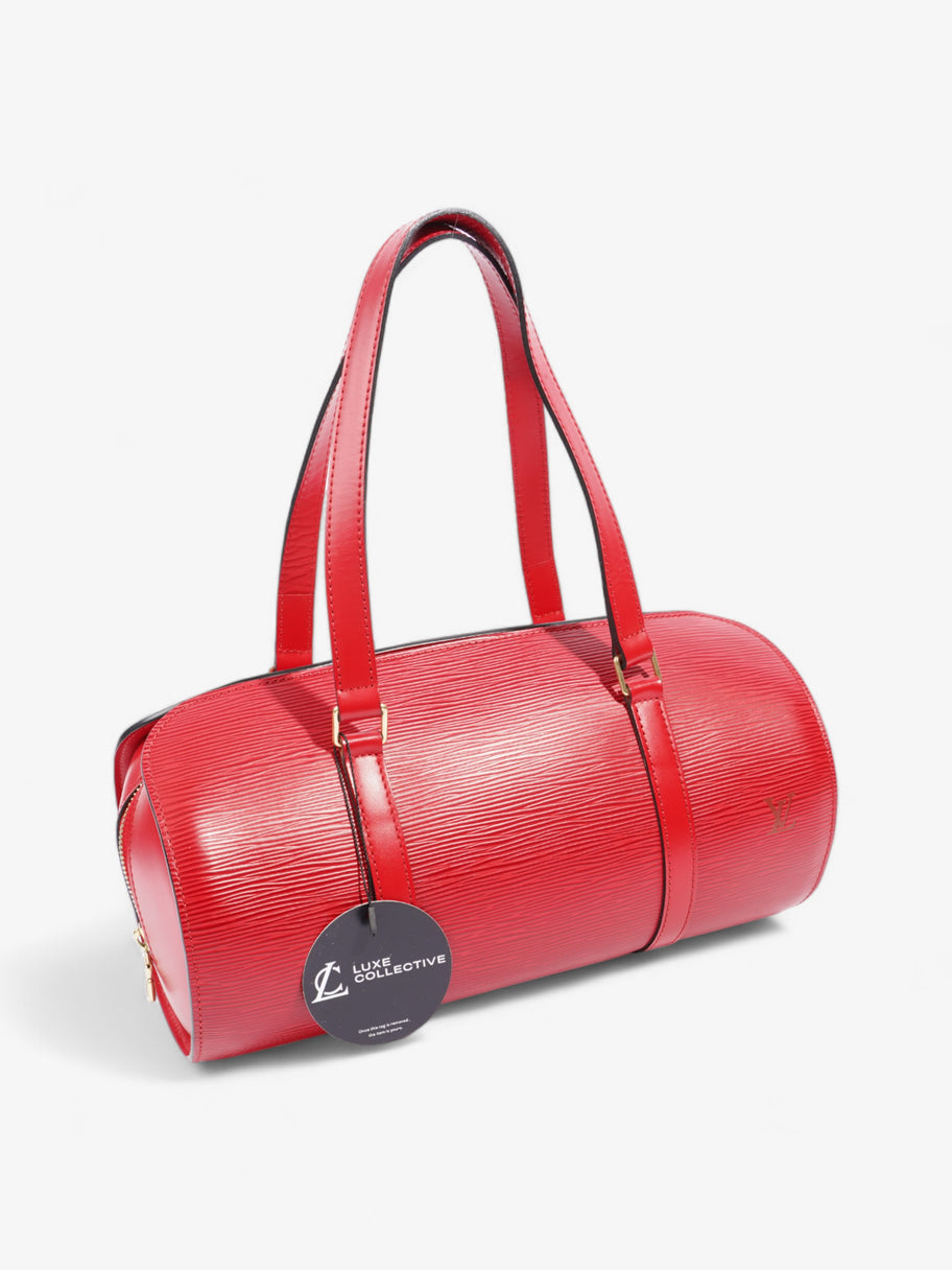 Louis Vuitton Soufflot Red Epi Leather Image 8