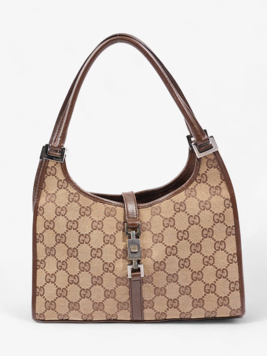 Gucci Jackie Beige / Brown Canvas Image 1