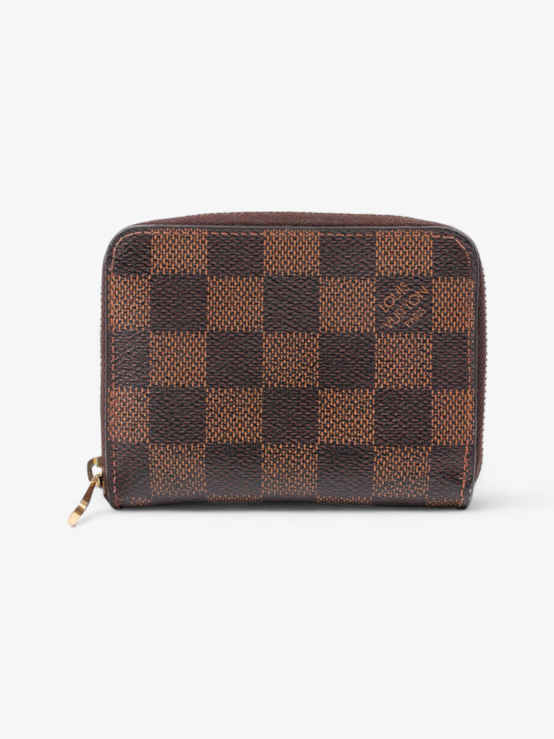  Zippy Wallet Damier Ebene Coated Canvas