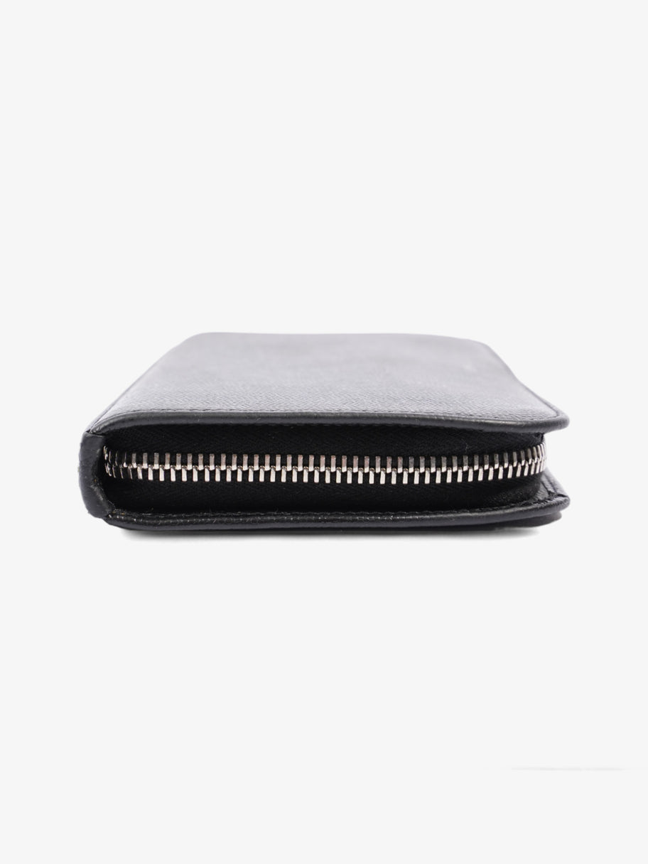 Classic Zip-Around Wallet Black Leather Image 3