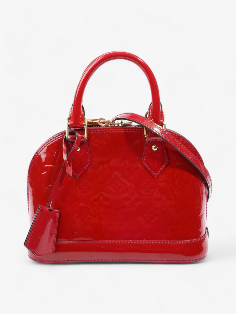 Louis Vuitton Alma Red Monogram Vernis Leather BB Image 1