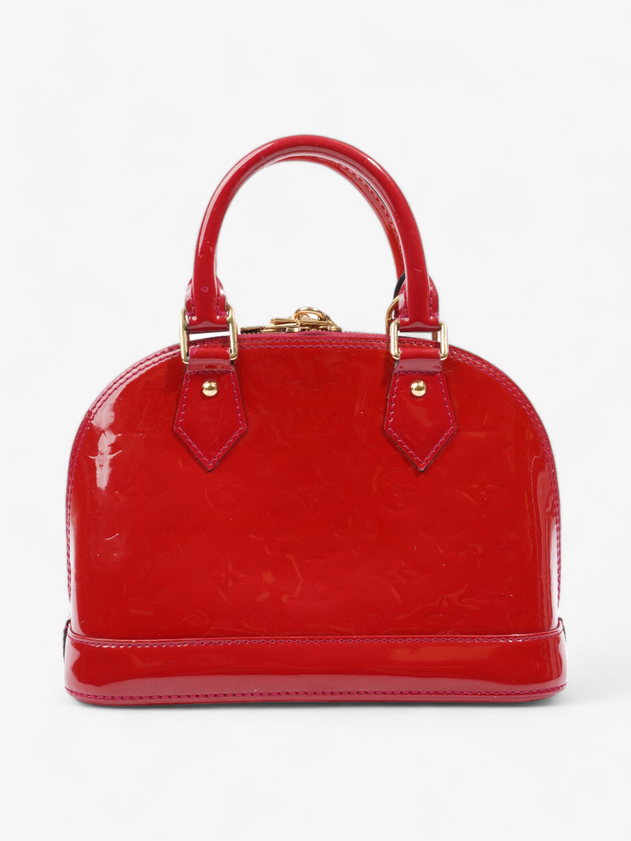 Louis Vuitton Alma Red Monogram Vernis Leather BB Image 3