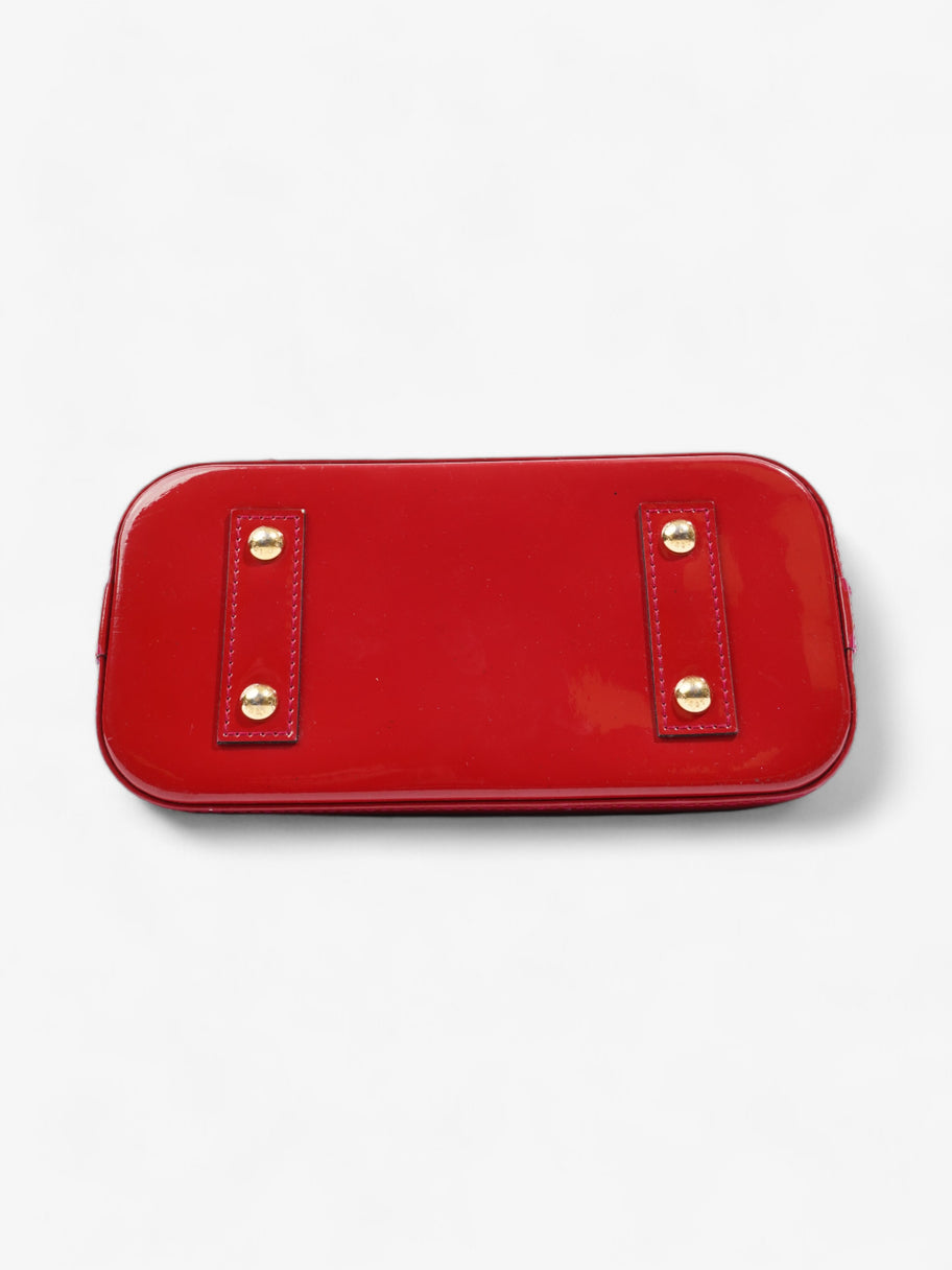 Louis Vuitton Alma Red Monogram Vernis Leather BB Image 5