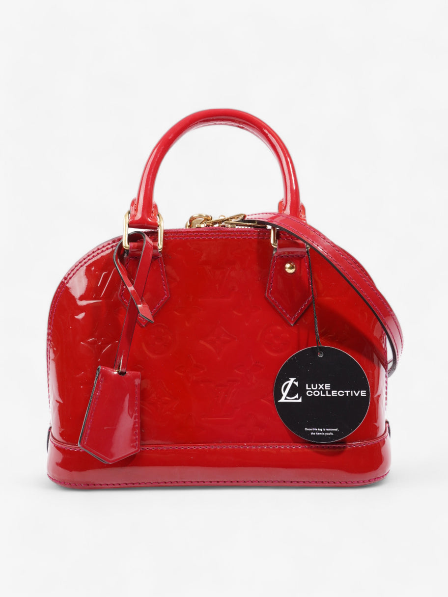 Louis Vuitton Alma Red Monogram Vernis Leather BB Image 7