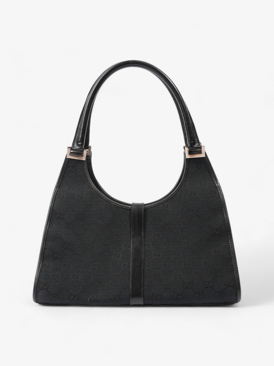 Gucci Jackie Black Guccissima Canvas Image 4