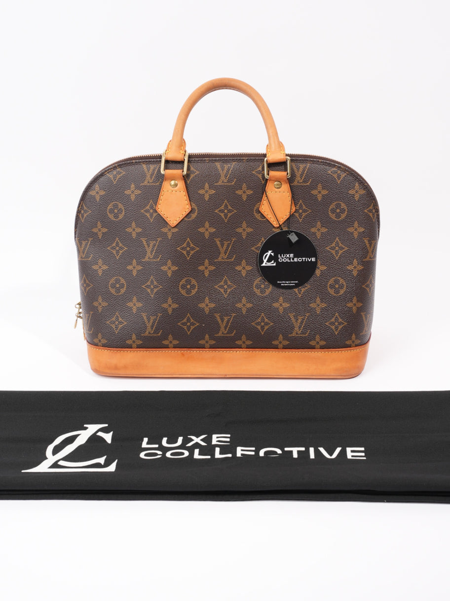 Louis Vuitton Alma Monogram Coated Canvas PM Image 9