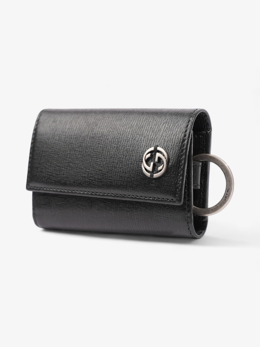 Gucci Interlocking G Key Case Black Leather Image 8