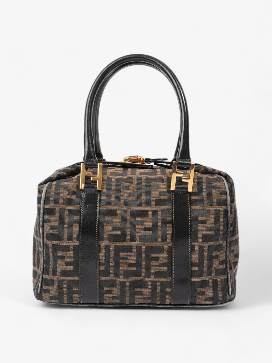 Fendi Two Way Boston Bag Zucca Canvas Image 4