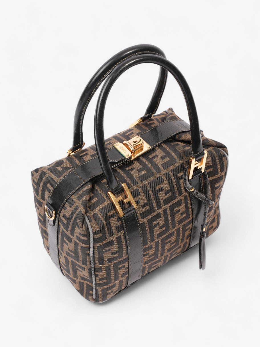 Fendi Two Way Boston Bag Zucca Canvas Image 7