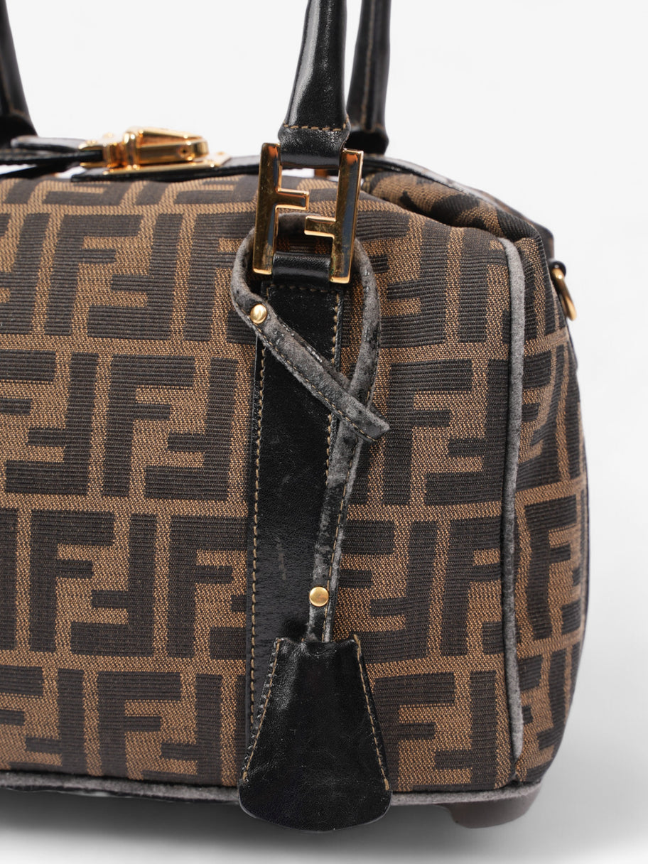 Fendi Two Way Boston Bag Zucca Canvas Image 8