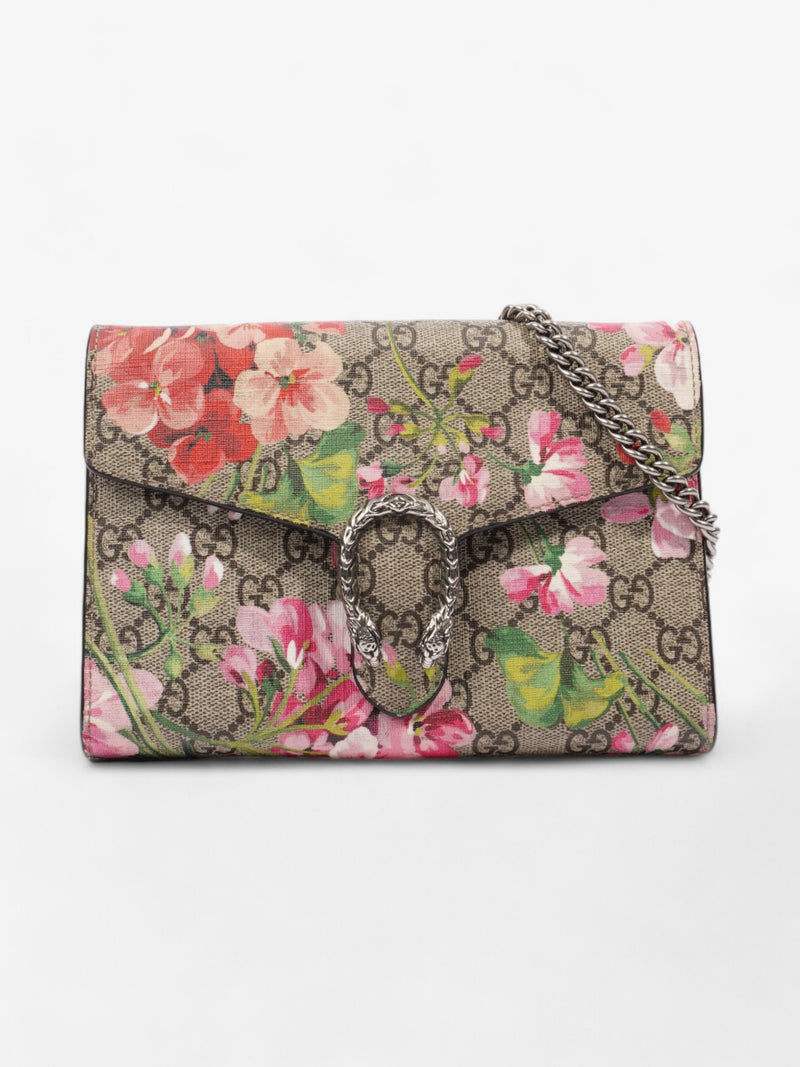  Gucci Dionysus Chain Wallet Supreme / Bloom Coated Canvas