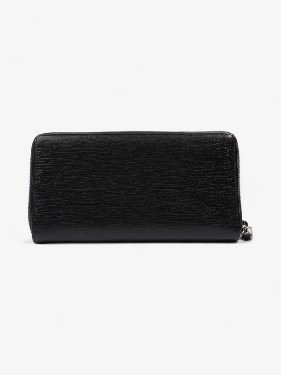 Gucci Interlocking Zip Round Wallet Black Black Leather Image 2