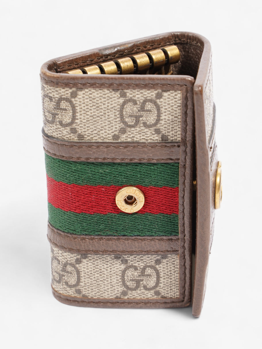 Gucci GG Web Key Case Supreme Print Image 5