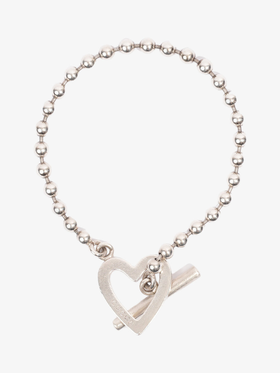 Gucci Heart Bracelet Silver Silver Sterling Image 1