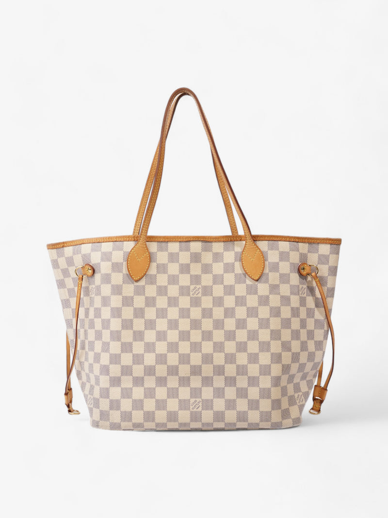  Louis Vuitton Neverfull Damier Azur Coated Canvas MM