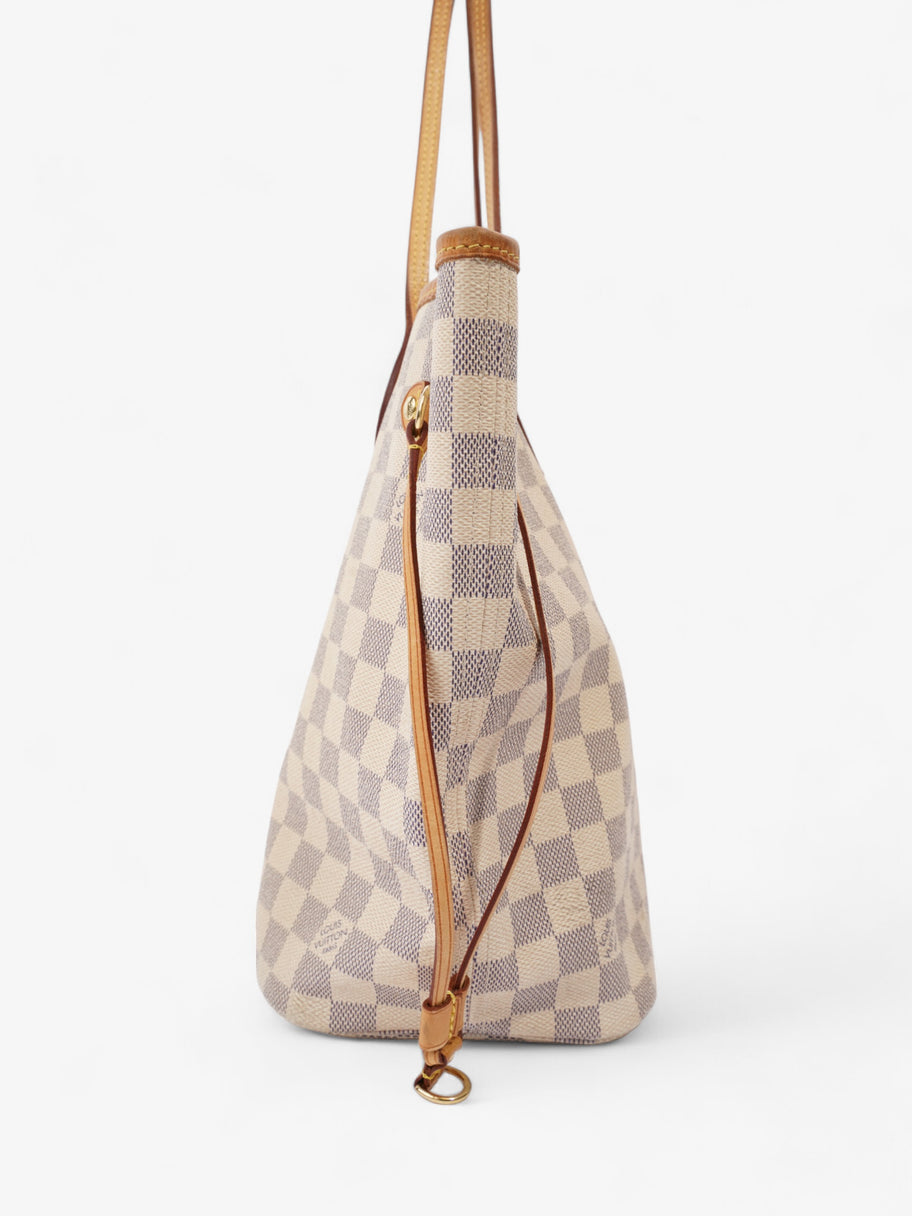 Louis Vuitton Neverfull Damier Azur Coated Canvas MM Image 3