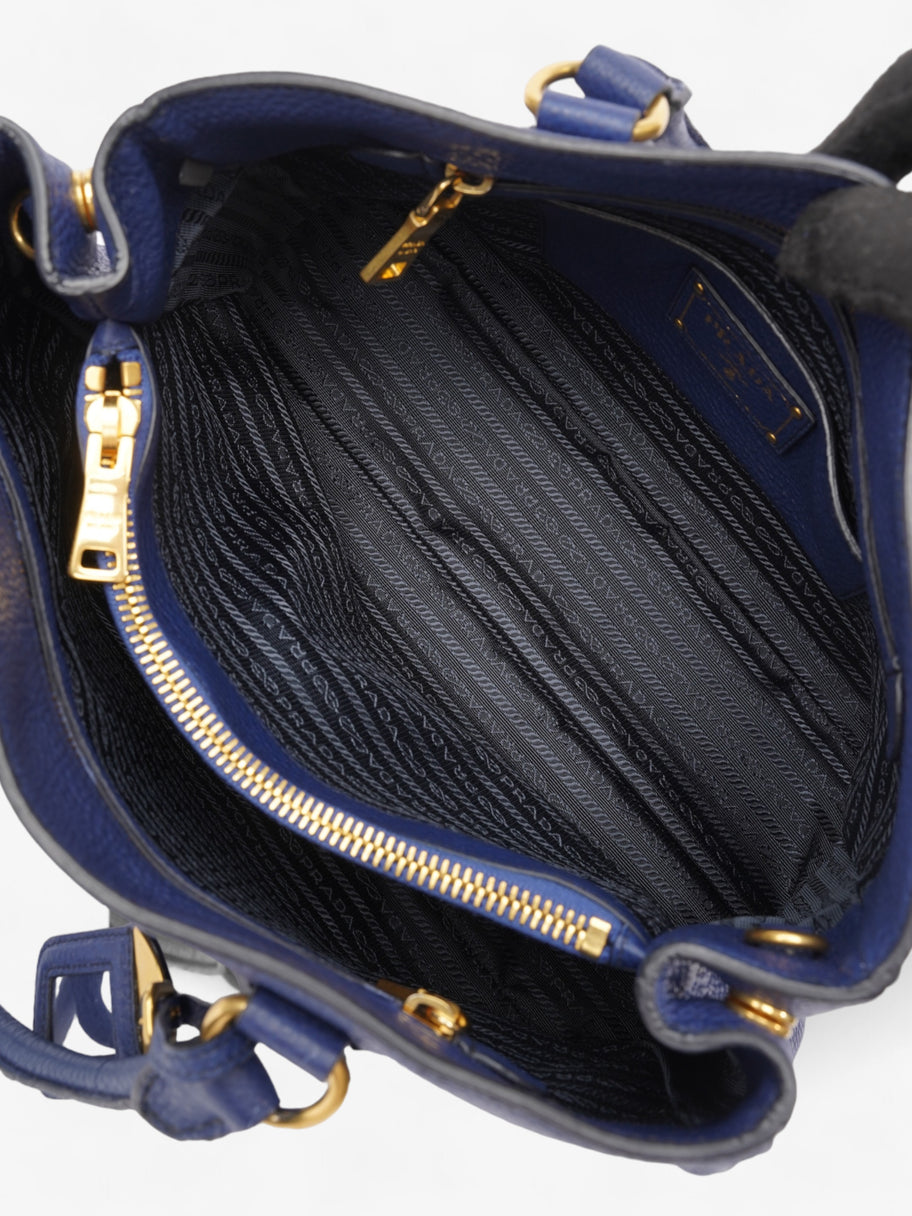 Prada Vitello Daino  Blue  Saffiano Leather Image 10