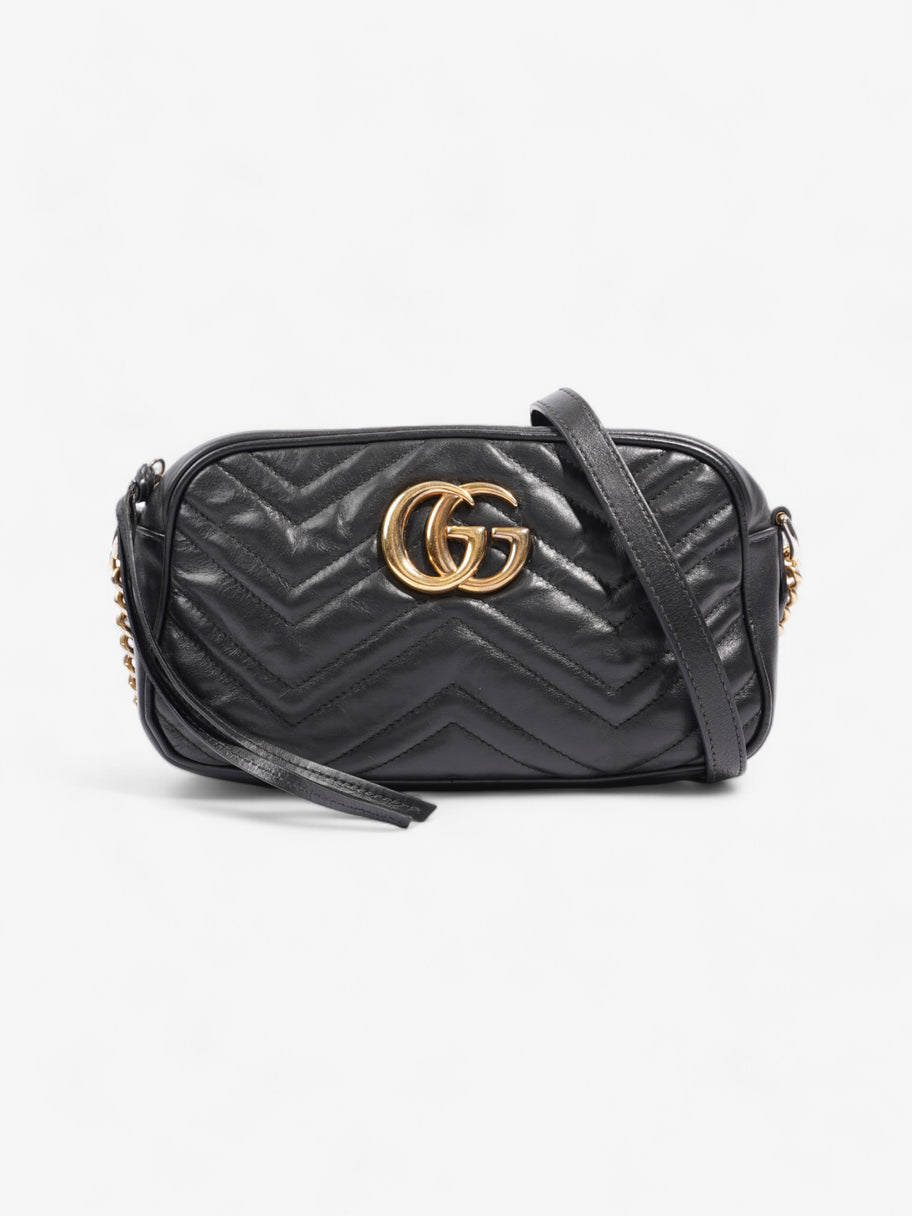 Gucci GG Marmont Black Matelasse Leather Small Image 1