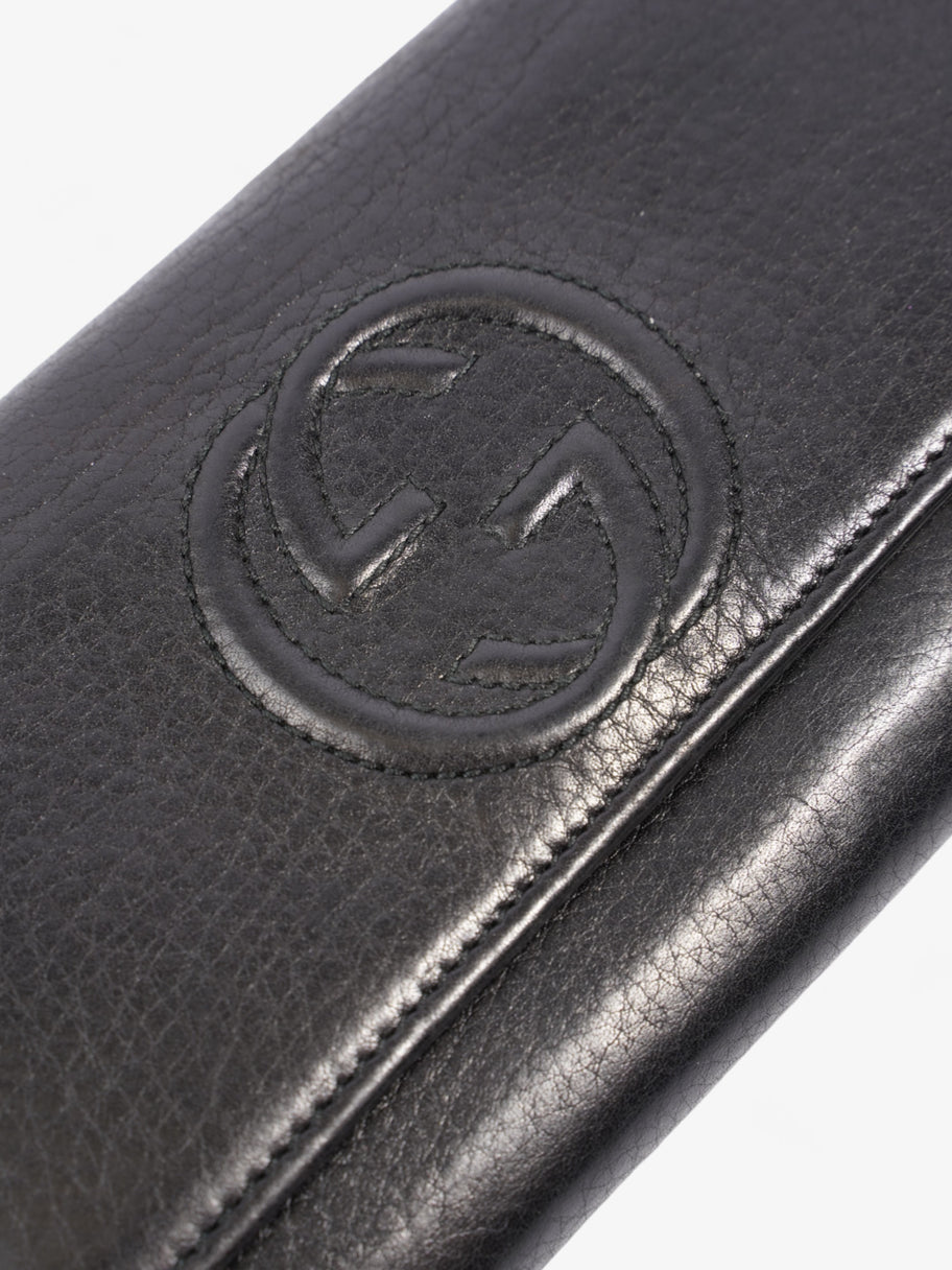 Gucci Gucci Soho Long Wallet Black Leather Image 5