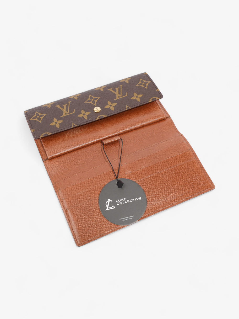 Louis Vuitton Portefeuille International Wallet Monogram Coated Canvas Image 8