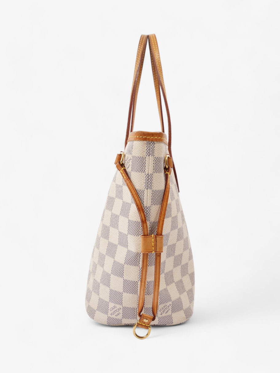 Louis Vuitton Neverfull Damier Azur Coated Canvas PM Image 3