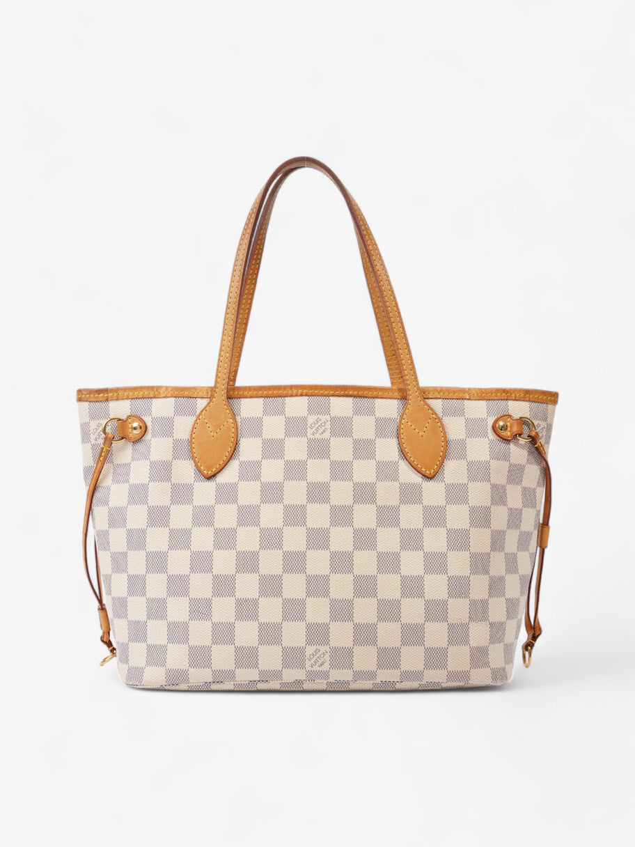 Louis Vuitton Neverfull Damier Azur Coated Canvas PM Image 4