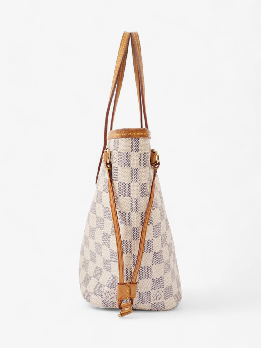 Louis Vuitton Neverfull Damier Azur Coated Canvas PM Image 5