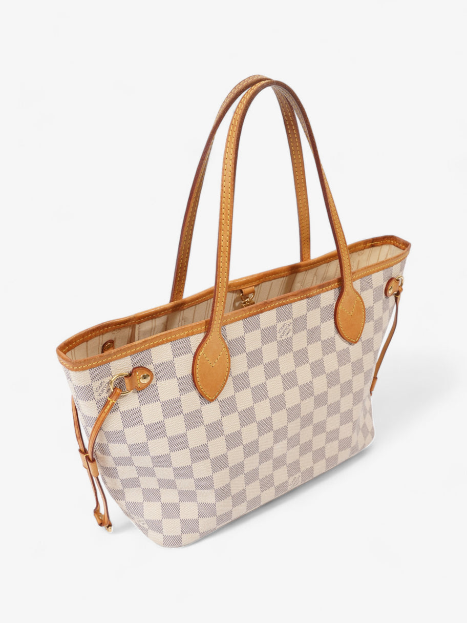 Louis Vuitton Neverfull Damier Azur Coated Canvas PM Image 7