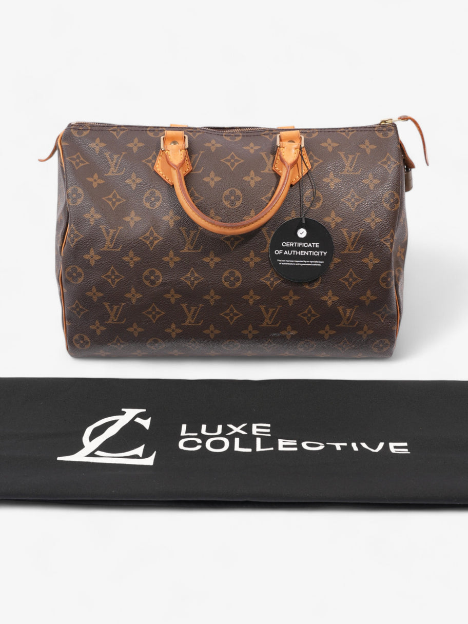 Louis Vuitton Speedy Monogram Coated Canvas 35 Image 9