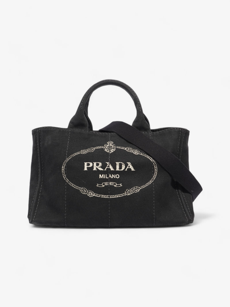  Prada Canapa Logo Black Canvas