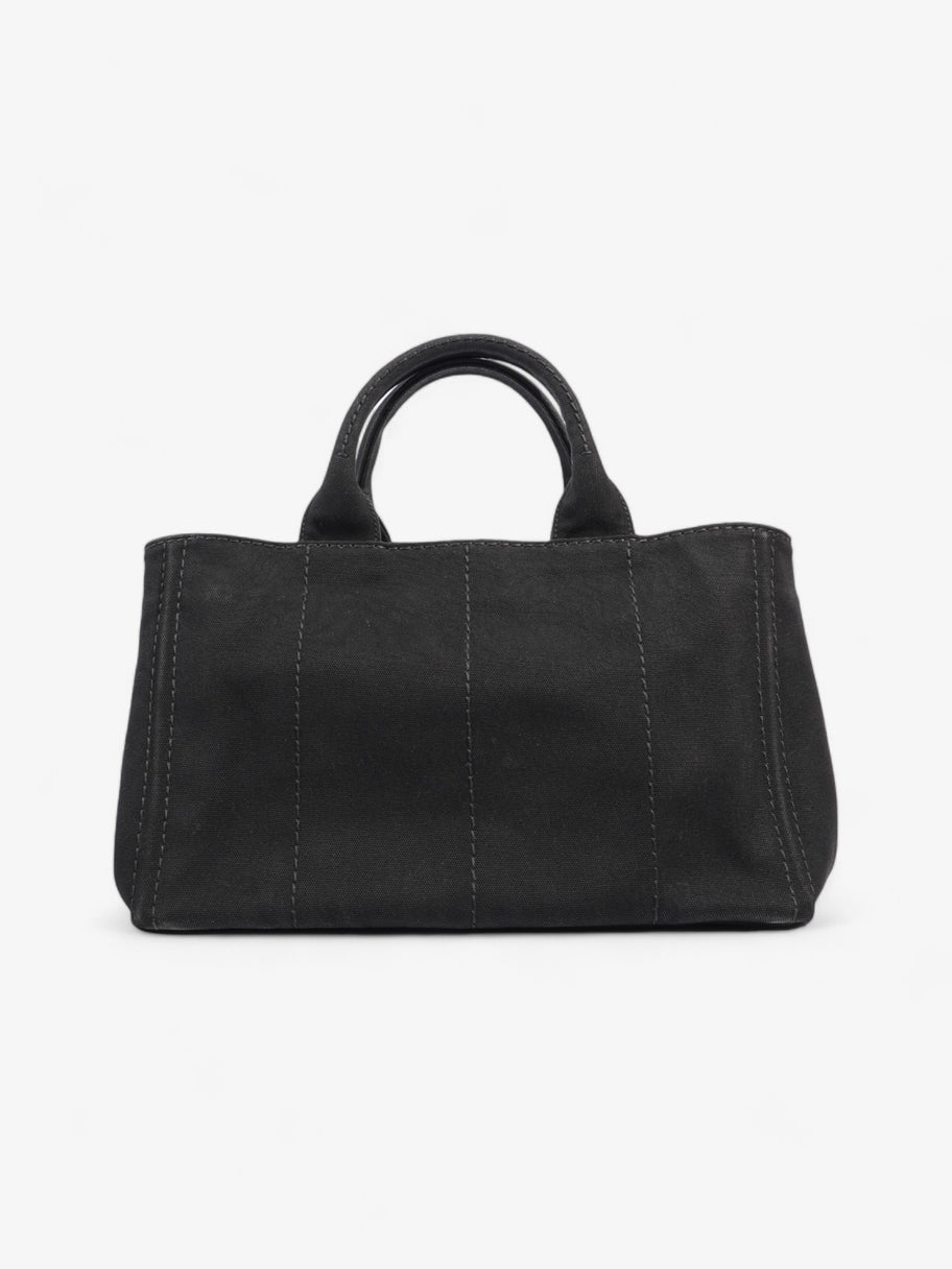 Prada Canapa Logo Black Canvas Image 4