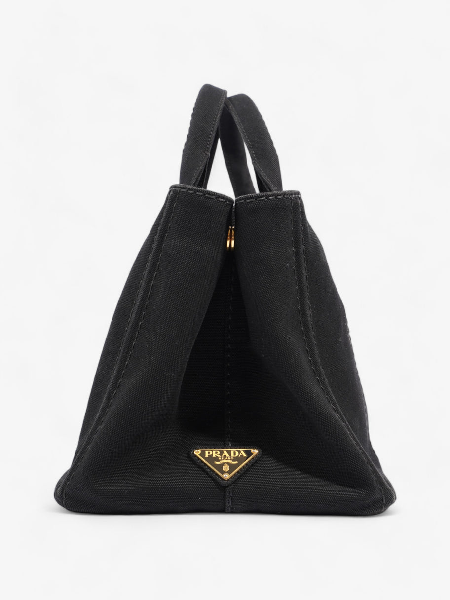 Prada Canapa Logo Black Canvas Image 5