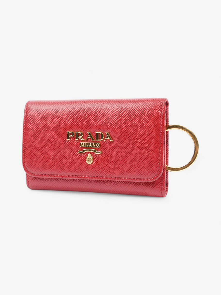 Prada Key Case Red Saffiano Leather Image 7