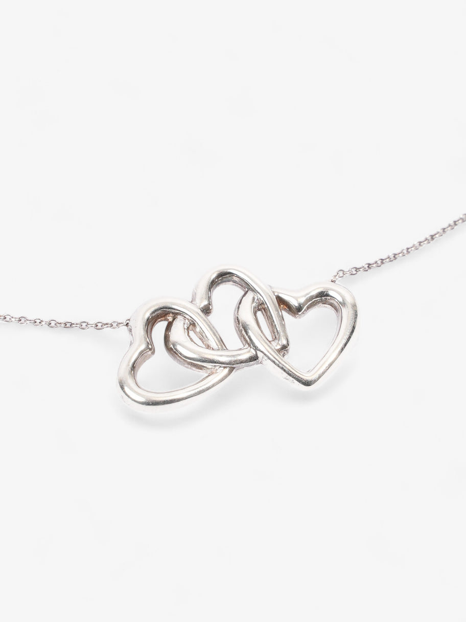 Tiffany and Co Triple Heart Necklace Silver Silver Sterling 40.5cm Image 2