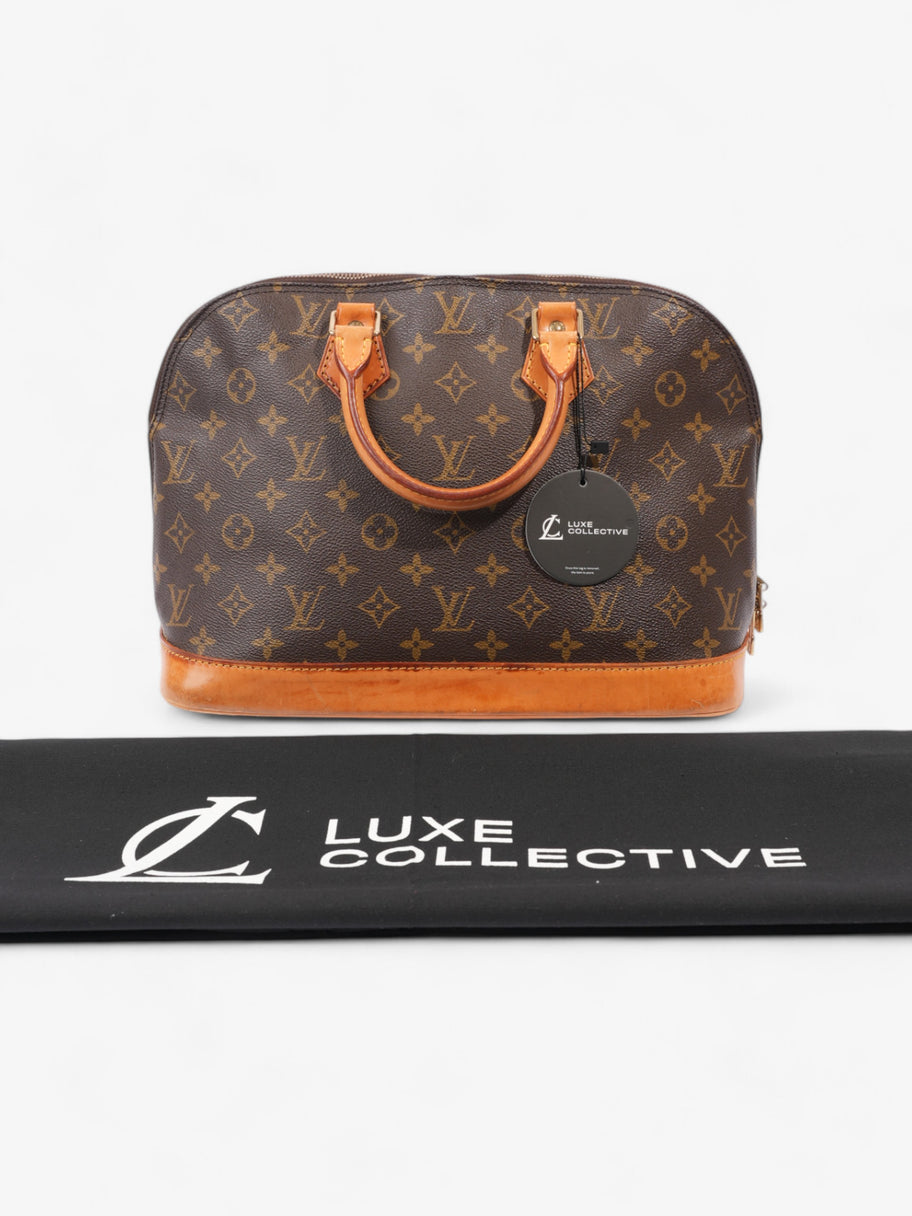 Louis Vuitton Alma Monorgam Coated Canvas PM Image 9