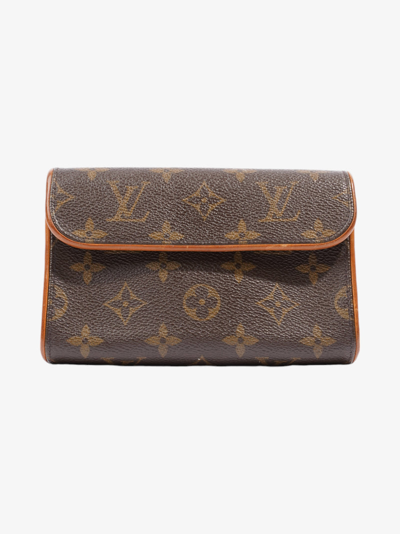  Louis Vuitton Pochette Florentine Monogram Coated Canvas