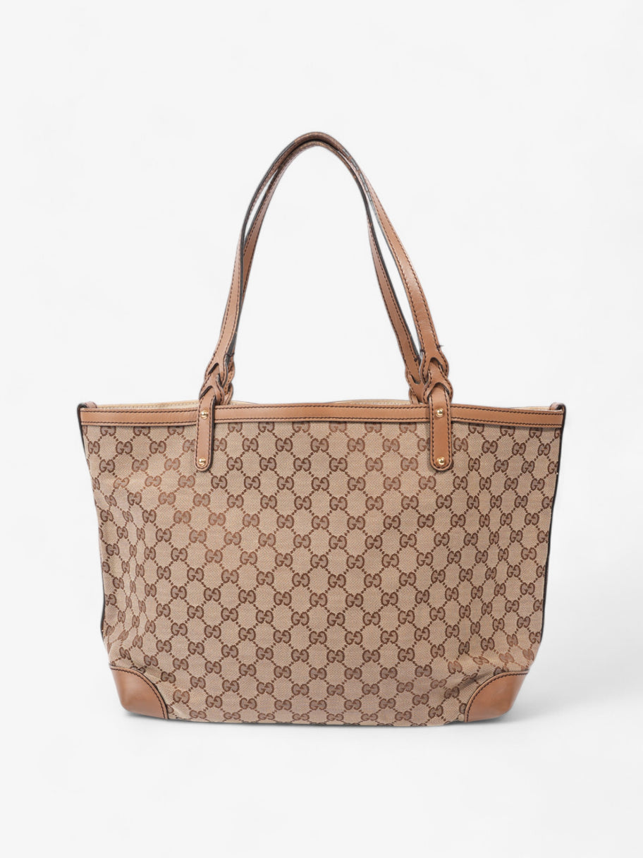 Gucci Tote Beige / Brown Canvas Image 1