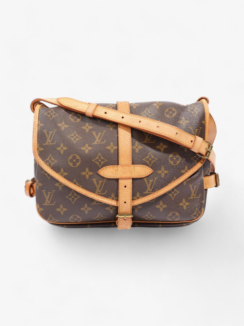  Louis Vuitton Saumur Monogram Coated Canvas 30