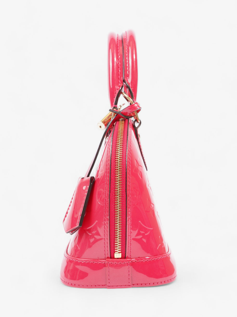 Louis Vuitton Alma Pink Vernis Leather BB Image 3