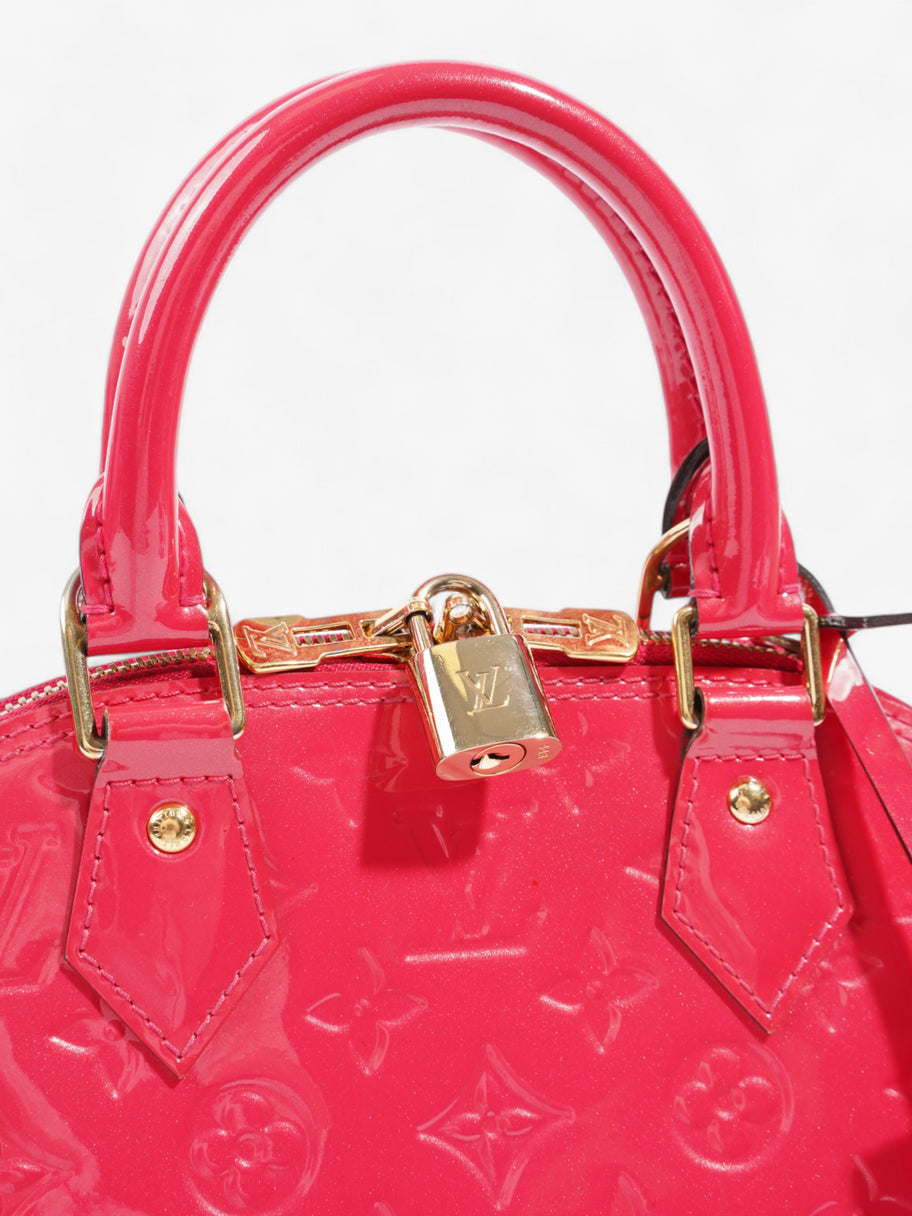 Louis Vuitton Alma Pink Vernis Leather BB Image 7